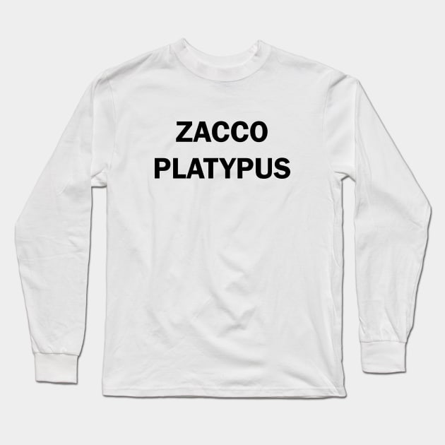 ZACCO PLATYPUS: Version Two Long Sleeve T-Shirt by AislingKiera